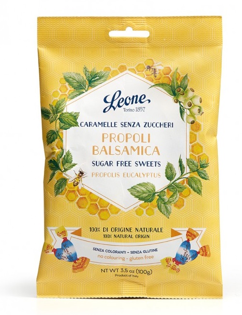 CARAMELLE PROPOLI BALSAMICA SENZA ZUCCHERI 100G