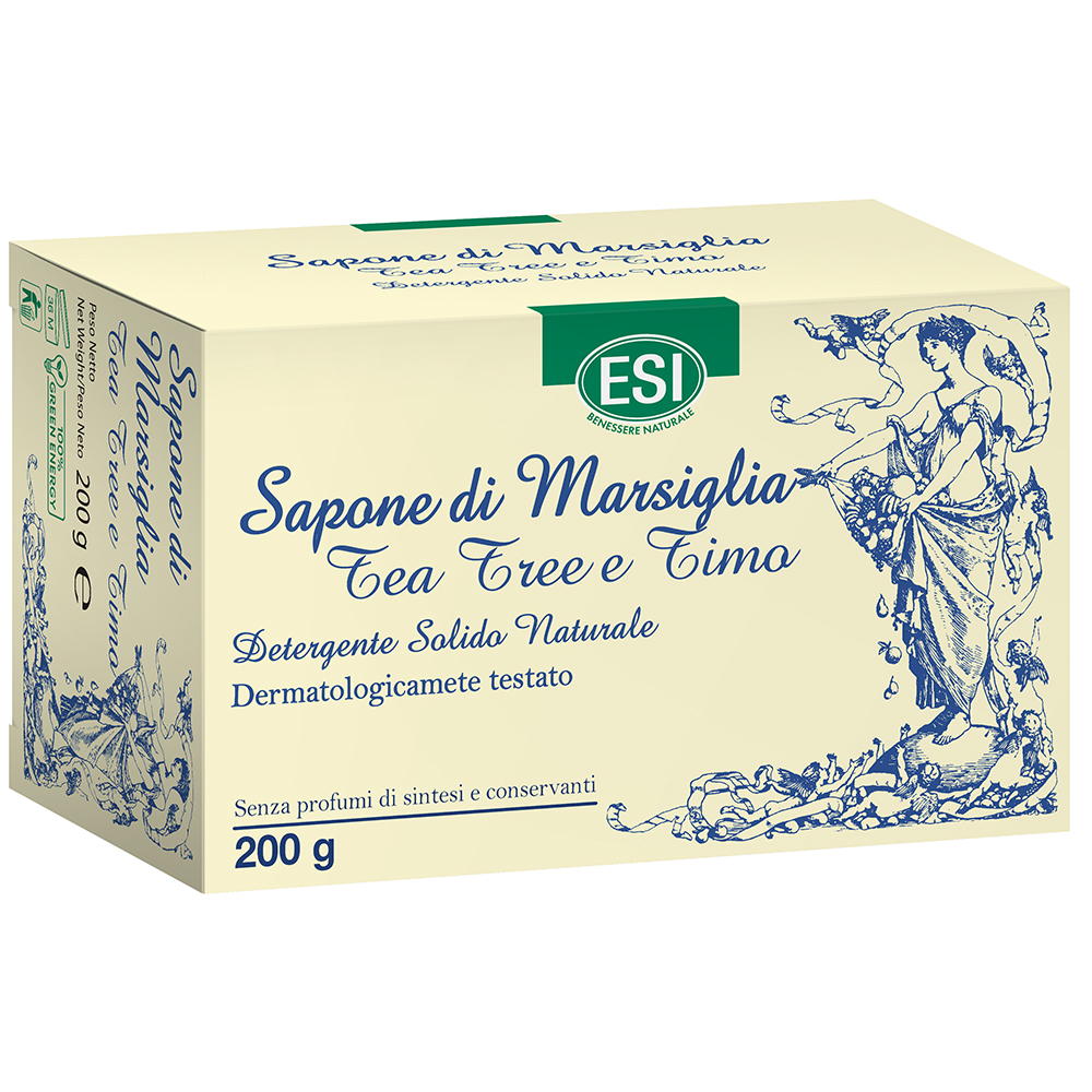 ESI SAPONE MARSIGLIA TEA TREE E TIMO 200G