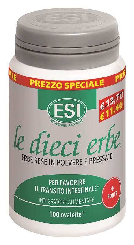 ESI LE DIECI ERBE PIÙ FORTE 100TAVOLETTE PREZZO SPECIALE