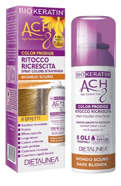 Biokeratin Ach8 Ritocco Ricrescita Spray Biondo Scuro