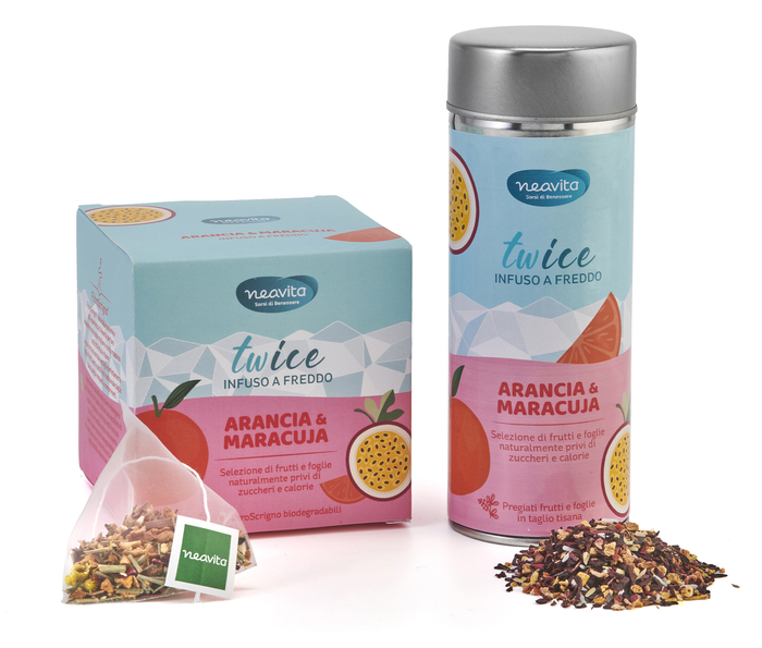 NEAVITA INFUSO TWICE ARANCIA E MARACUJA SFUSO 90G