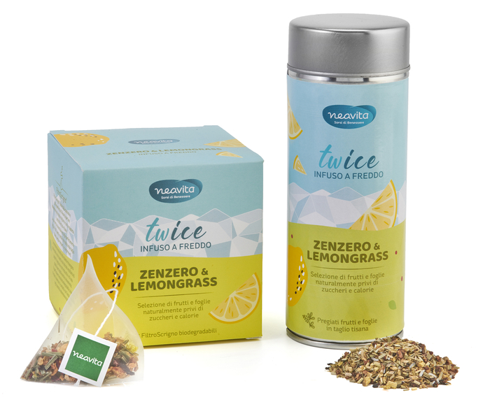 NEAVITA INFUSO TWICE ZENZERO E LEMONGRASS SFUSO 90G