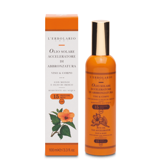 Olio solare acceleratore di abbronzatura Viso & Corpo SPF15 100 ml