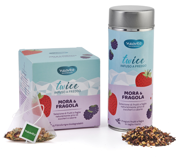 NEAVITA INFUSO TWICE MORA E FRAGOLA SFUSO 90G