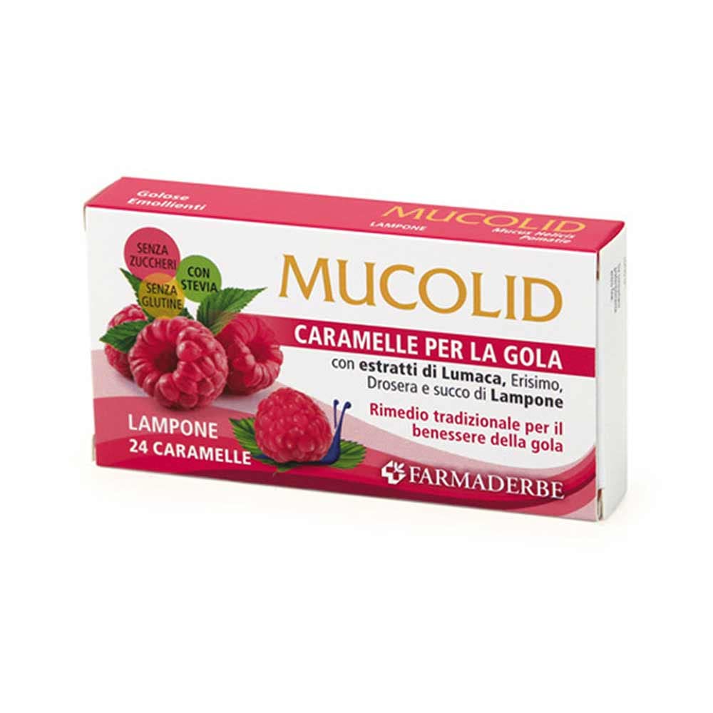 MUCOLID BRONC LUMACA & LAMPONE 24CARAMELLE