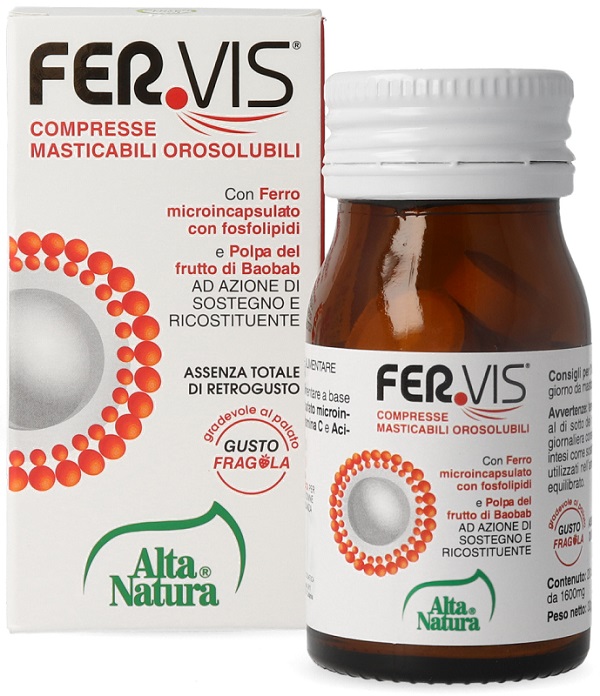 FERVIS 20CPR MASTICABILI OROSOLUBILI