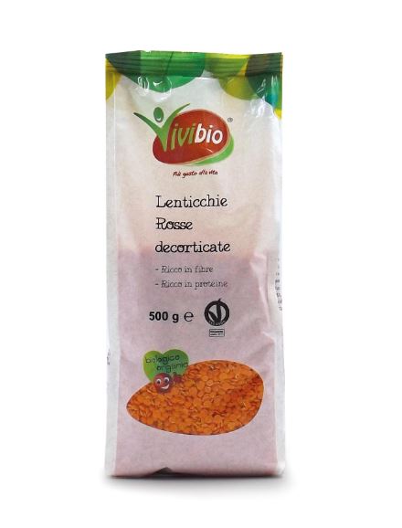 LENTICCHIE ROSSE DECORTICATE 500G