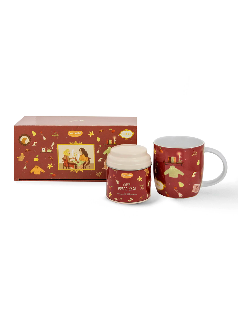 NEAVITA COFANETTO INFUSO CASA DOLCE CASA 6FILTRI E MUG DA 350ML