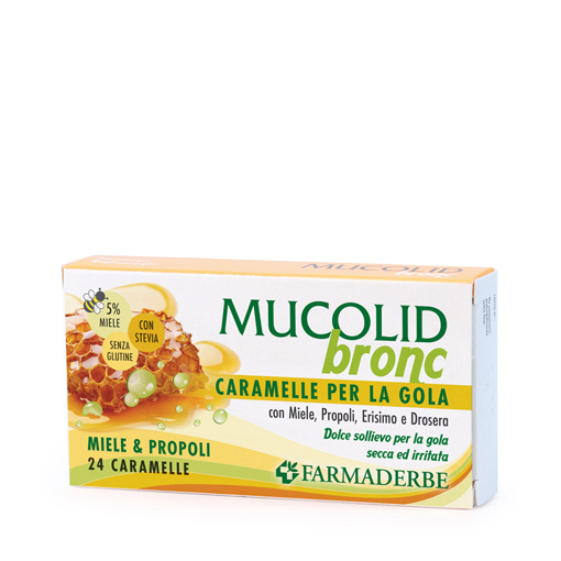 MUCOLID BRONC MIELE & PROPOLI 24CARAMELLE