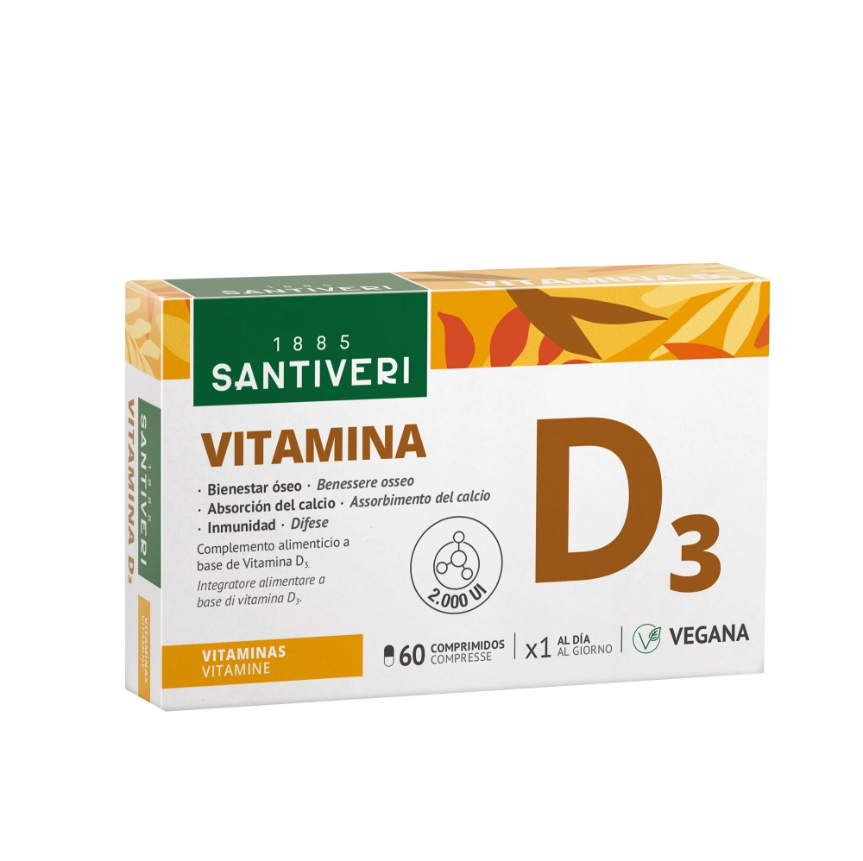 VITAMINA D3 2000UI VEG 60CPR