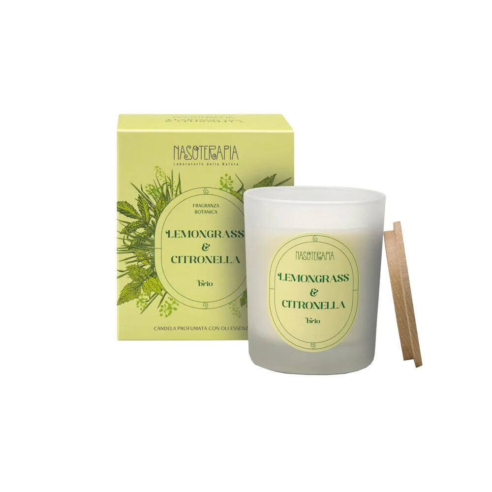 NASOTERAPIA CANDELA LEMONGRASS E CITRONELLA 180G