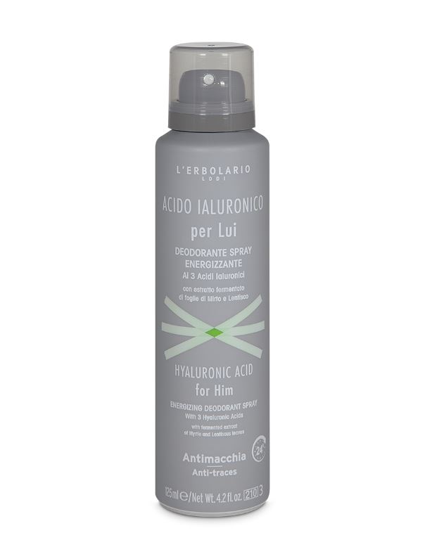 Acido Ialuronico per Lui Deodorante Spray Energizzante 125 ml