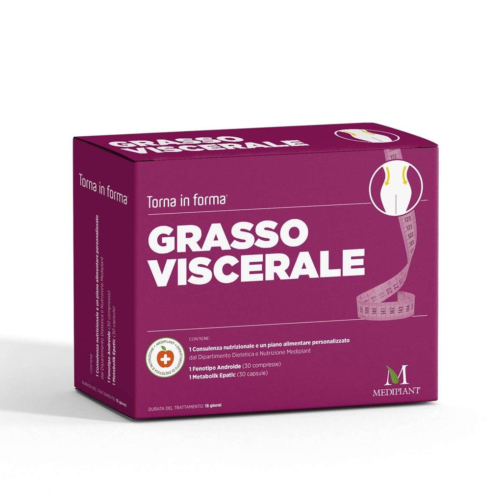 GRASSO VISCERALE 1 Metabolik Epatic + 1 Fenotipo Androide