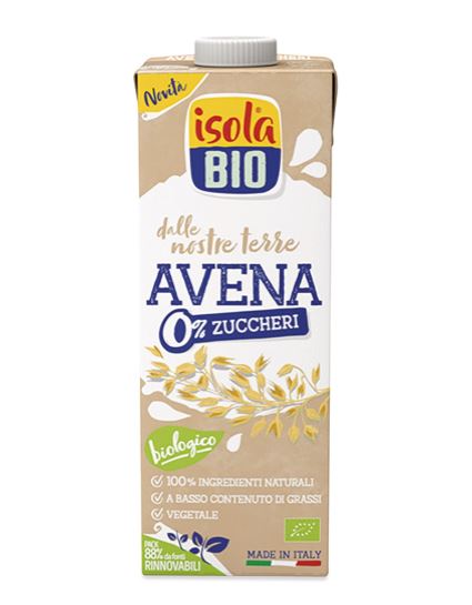 ISOLA BIO BEVANDA DI AVENA 0% ZUCCHERI 1LT