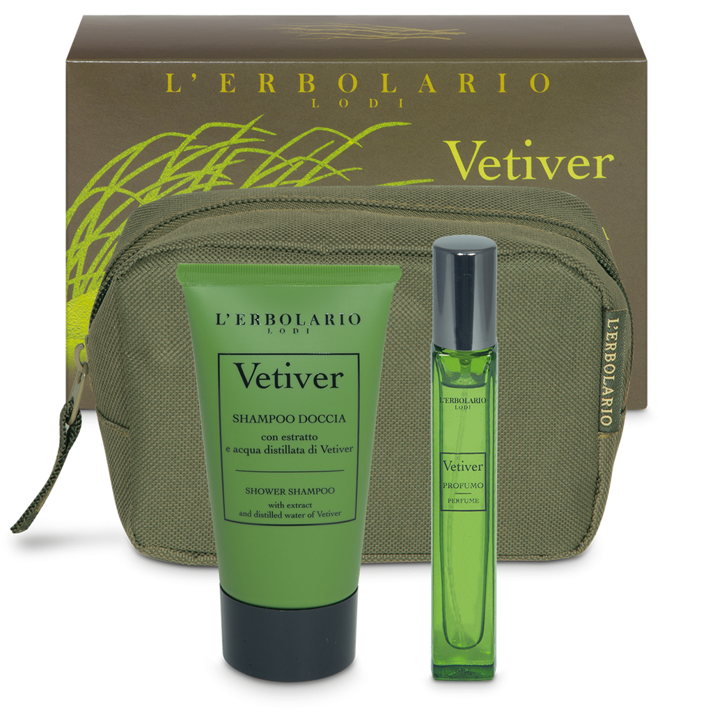 Vetiver Beauty Verde Brezza: Profumo 10 ml e Shampoo Doccia 75 ml