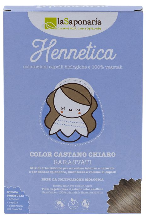 HENNETICA TINTA VEGETALE CASTANO CHIARO