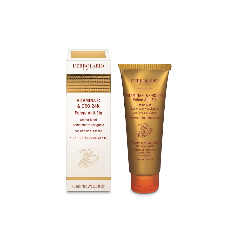 Vitamina C & Oro 24K Crema Mani Schiarente Levigante 75 ml