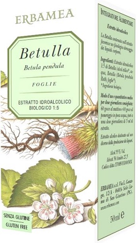 Betulla FOGLIE ESTRATTO IDROALCOLICO BIOLOGICO 50 ml