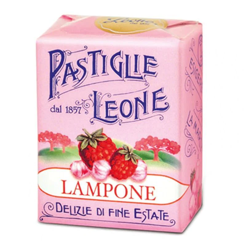 PASTIGLIE LEONE LAMPONE 30G