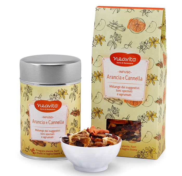 RICARICA INFUSO ARANCIA E CANNELLA 100G