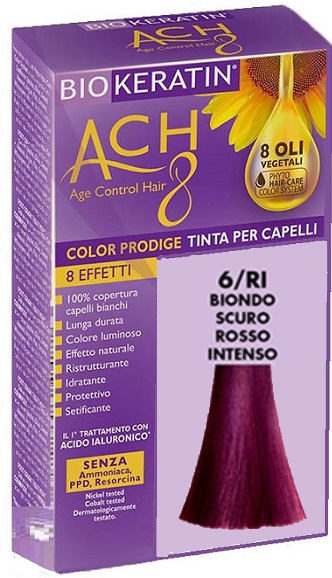 Biokeratin Ach8 6/RI Biondo Scuro Rosso Intenso