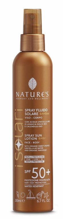 SOLARI NATURE'S SPRAY FLUIDO SOLARE BAMBINI SPF50+ 200ML