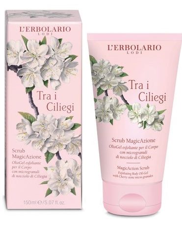 Tra i Ciliegi Scrub MagicAzione OlioGel esfoliante per il Corpo 150 ml