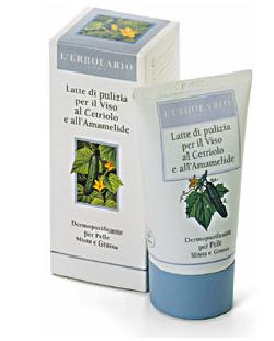 Latte di Pulizia per il Viso al Cetriolo e all'Amamelide 125 ml