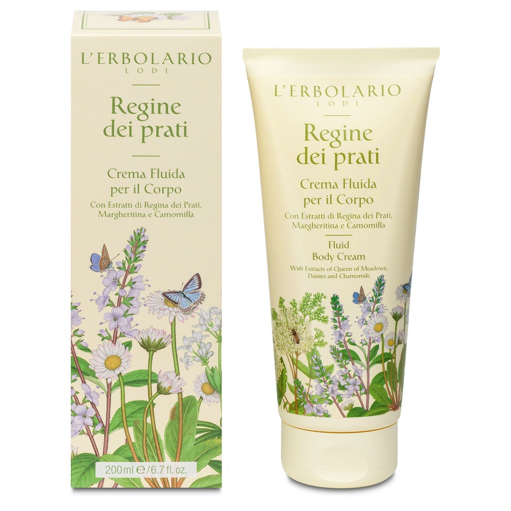 Regine dei Prati Crema Fluida per il Corpo 200 ml