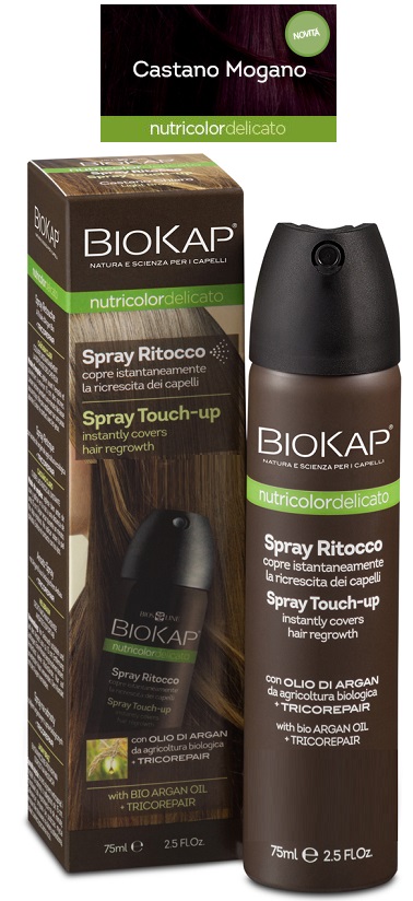 BioKap Nutricolor Delicato Spray Ritocco Castano Mogano