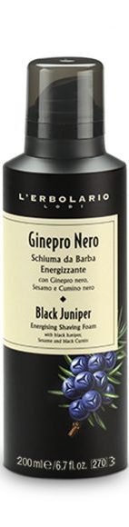 Ginepro Nero Schiuma da Barba Energizzante 200 ml