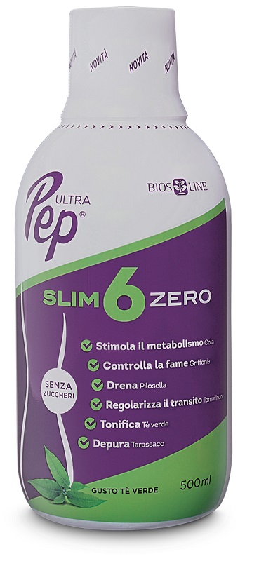 ULTRA PEP SLIM 6 ZERO TE' VERDE 500ML