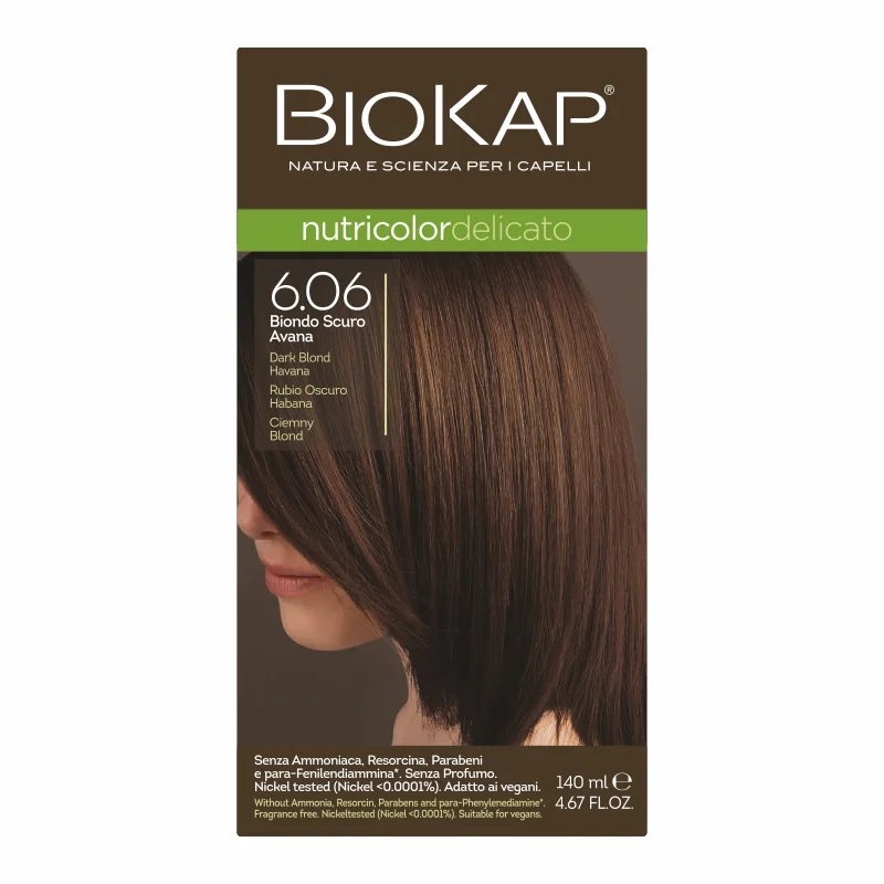 BioKap Nutricolor Delicato 6,06 Biondo Scuro Avana