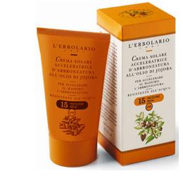 Crema acceleratrice d'abbronzatura con Olio di Jojoba SPF15 125 ml