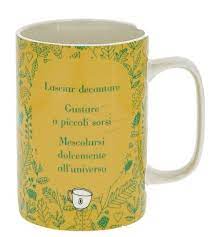 NEAVITA MUG LEZIONI DI TE' GIALLA 350ML