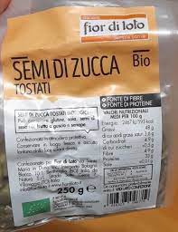 SEMI ZUCCA TOSTATI 25G