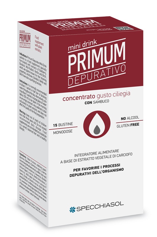 PRIMUM DEPURATIVO MINIDRINK CILIEGIA 15STICK