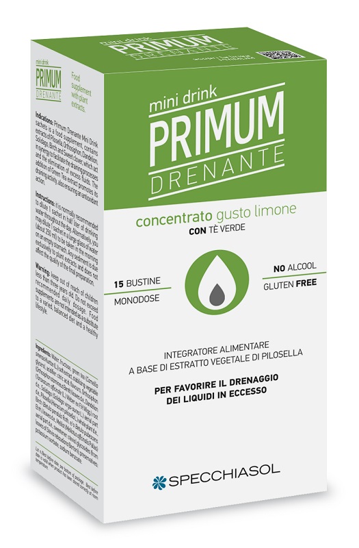 PRIMUM DRENANTE MINIDRINK LIMONE 15STICK