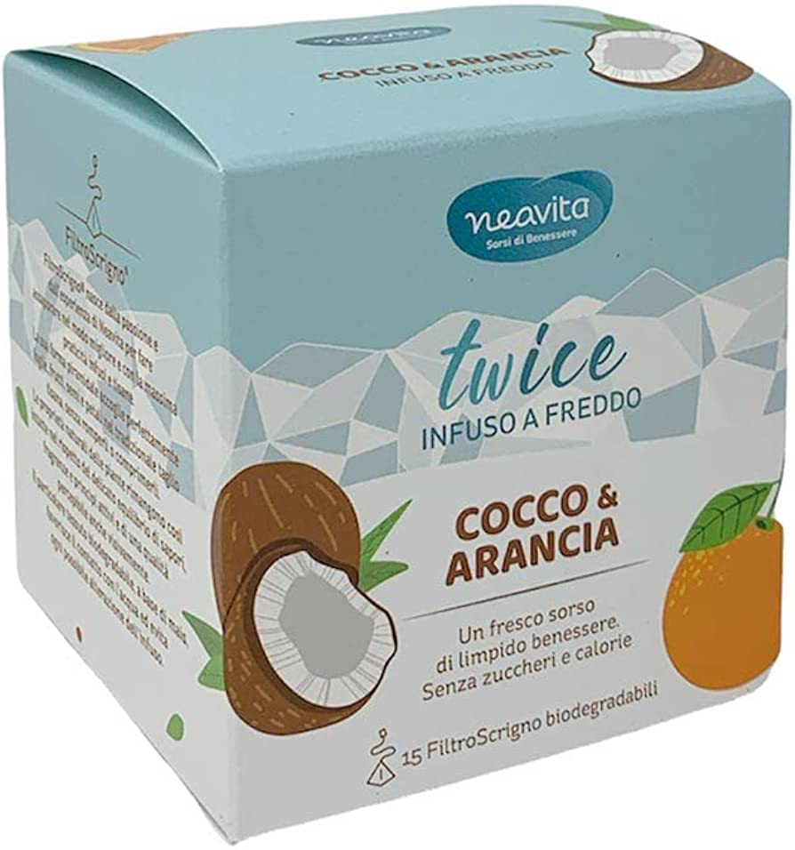 NEAVITA INFUSO TWICE COCCO E ARANCIA 15FILTROSCRIGNO