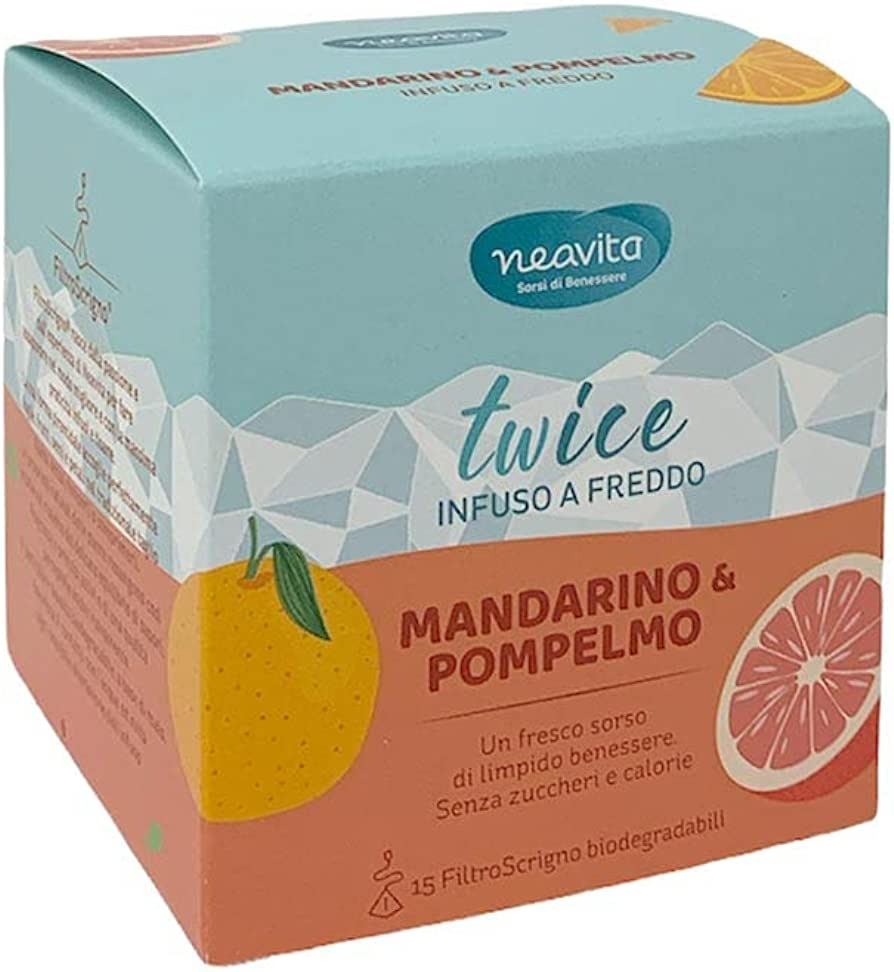 NEAVITA INFUSO TWICE MANDARINO E POMPELMO 15FILTROSCRIGNO