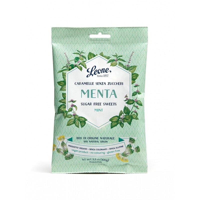 CARAMELLE MENTA SENZA ZUCCHERI 100G