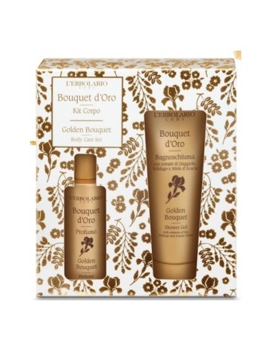 Bouquet d'Oro Kit Corpo: Bagnoschiuma da 100 ml e Profumo da 50 ml - Edizione limitata