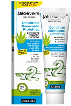 [971123625] ALOEVERA2 DENTIFRICIO SBIANCANTE PROTETTIVO 100ML