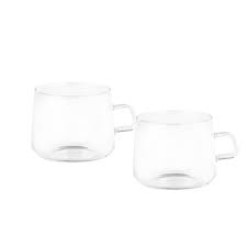 [980625089] NEAVITA SET DA 2 TAZZE IN VETRO 300ML