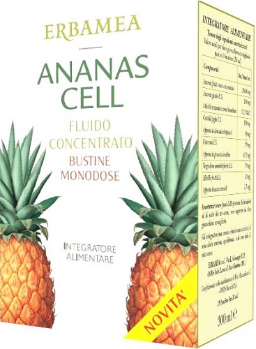 [974774628] ANANAS CELL FLUIDO CONCENTRATO 15 Bustine da 20 ml