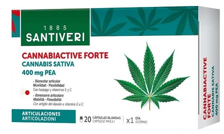 [984908463] CANNABIACTIVE FORTE PEA 20 CAPSULE MOLLI