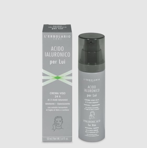 [986106312] Acido Ialuronico per Lui Crema Viso 50 ml