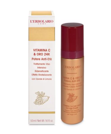 [988146837] Vitamina C & Oro 24K Trattamento Viso Intensivo Ridensificante Effetto Rivitalizzante 50 ml