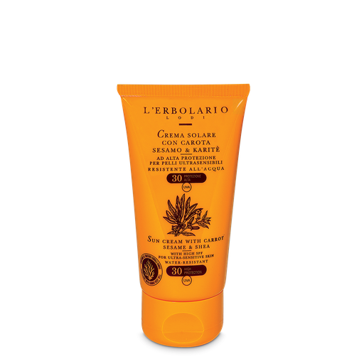 [988146888] Crema solare con Carota, Sesamo & Karitè' SPF30 75 ml