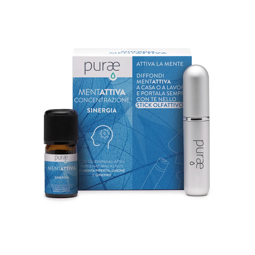 [988826576] PURAE SINERGIA MENTATTIVA 5ML + STICK OLFATTIVO